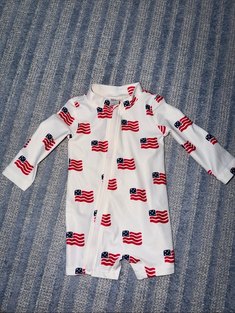 Carters flag print rashguard